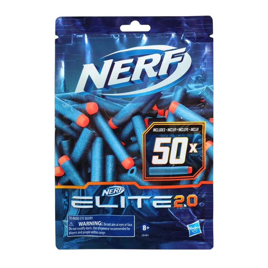 NERF Elite 2.0 Commander RD-6 Blaster 50 Darts Refill Pack - TOYBOX Toy Shop