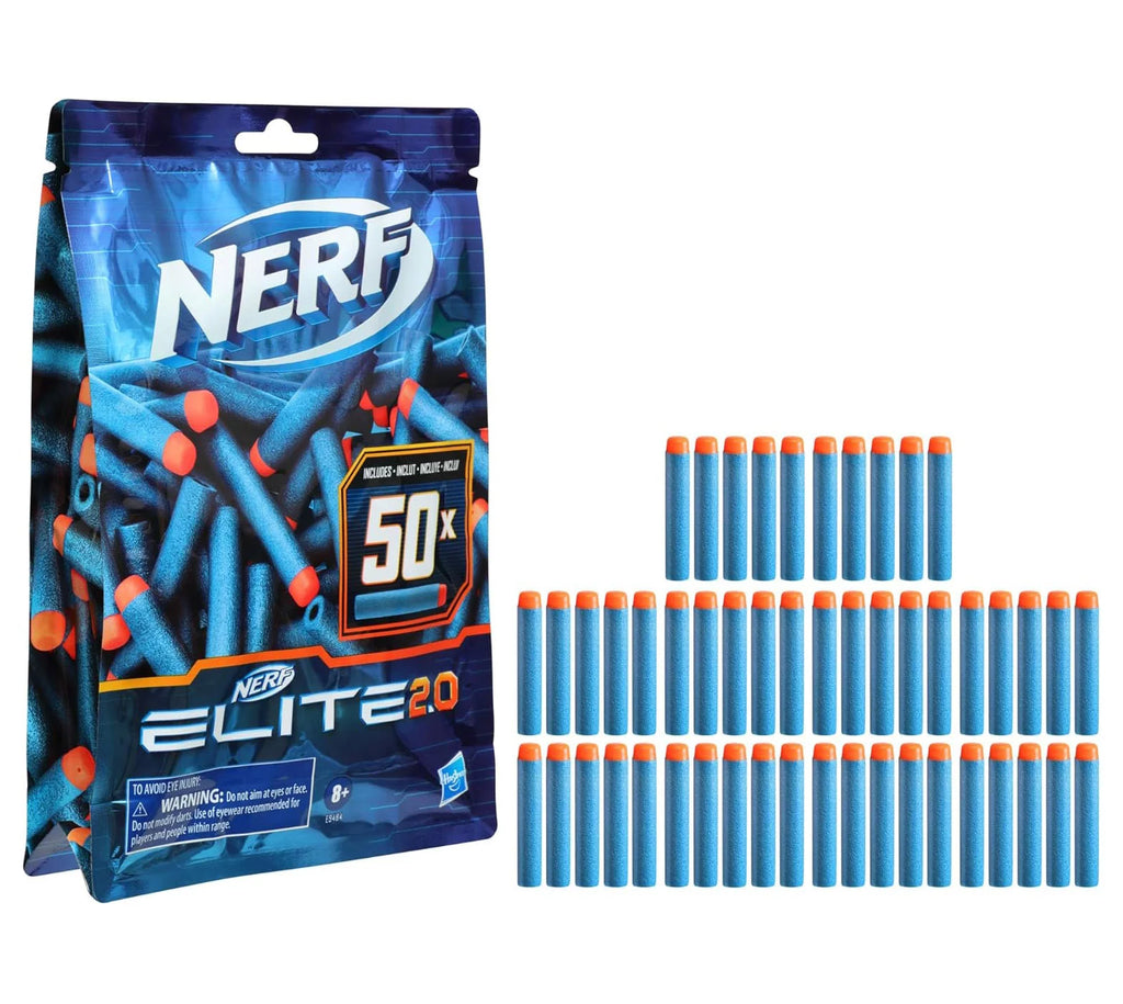 NERF Elite 2.0 Commander RD-6 Blaster 50 Darts Refill Pack - TOYBOX Toy Shop