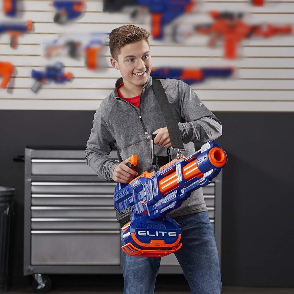 Nerf Elite Titan CS-50 Toy Blaster – Fully Motorised, 50-Dart Drum - TOYBOX Toy Shop