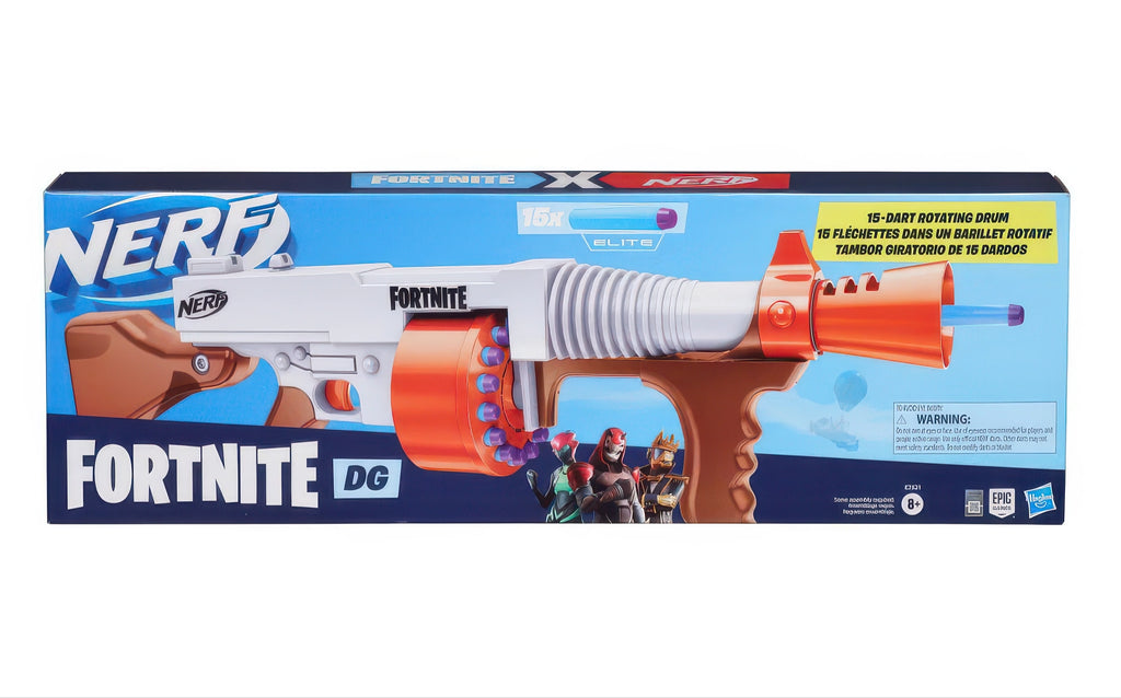 NERF Fortnite DG Blaster & 15 Darts - TOYBOX Toy Shop