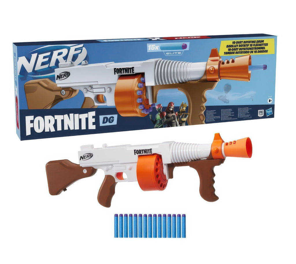 NERF Fortnite DG Blaster & 15 Darts - TOYBOX Toy Shop