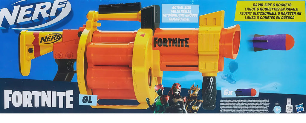 NERF Fortnite GL Rocket-Firing Blaster - TOYBOX Toy Shop