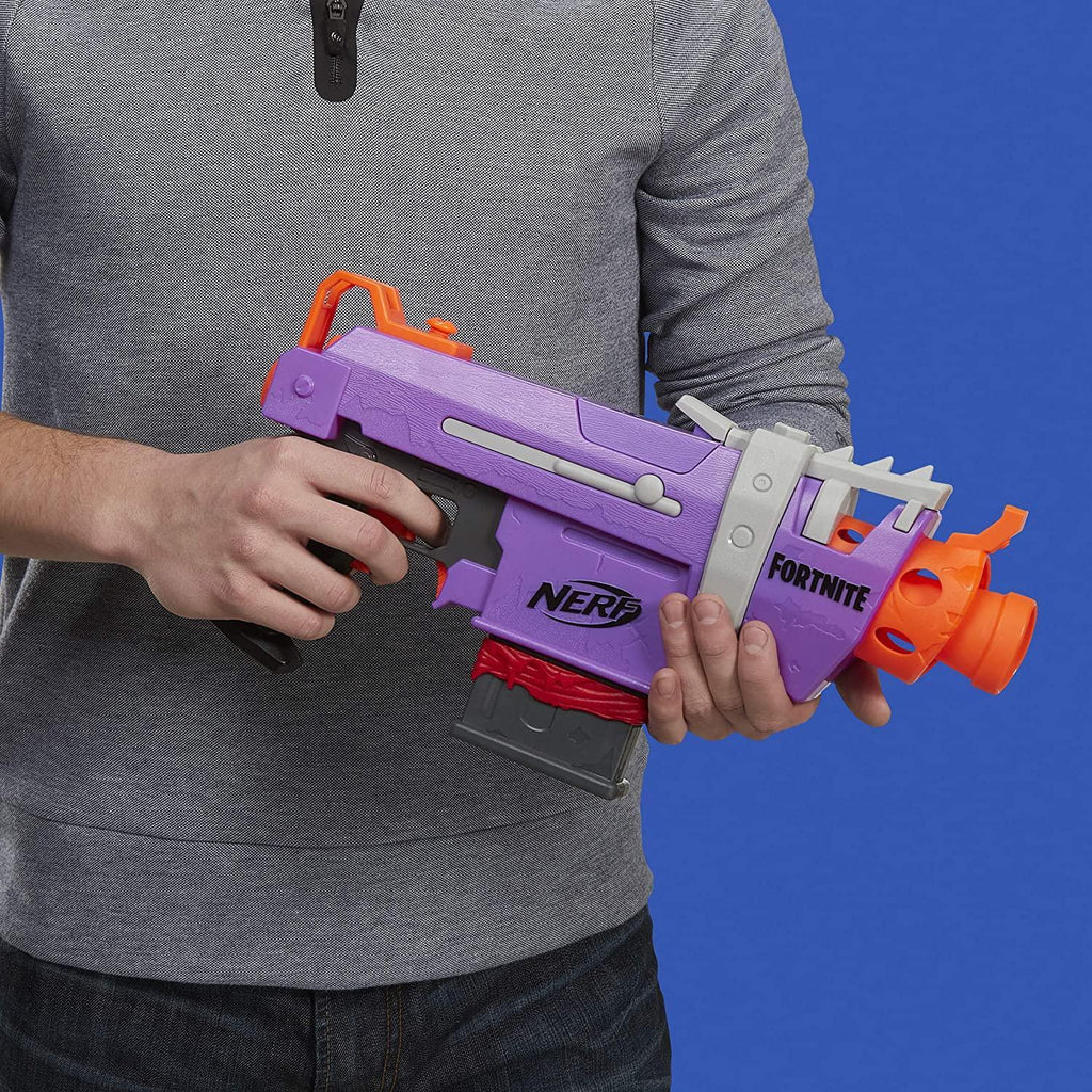 NERF Fortnite SMG-E Motorised Dart Blaster - TOYBOX Toy Shop