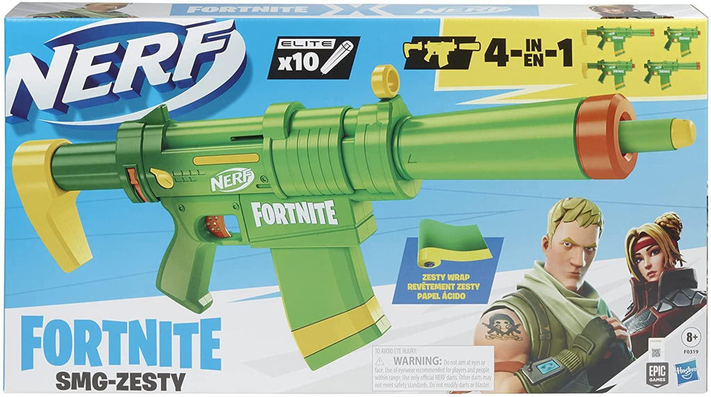 NERF Fortnite SMG-Zesty Blaster - TOYBOX Toy Shop