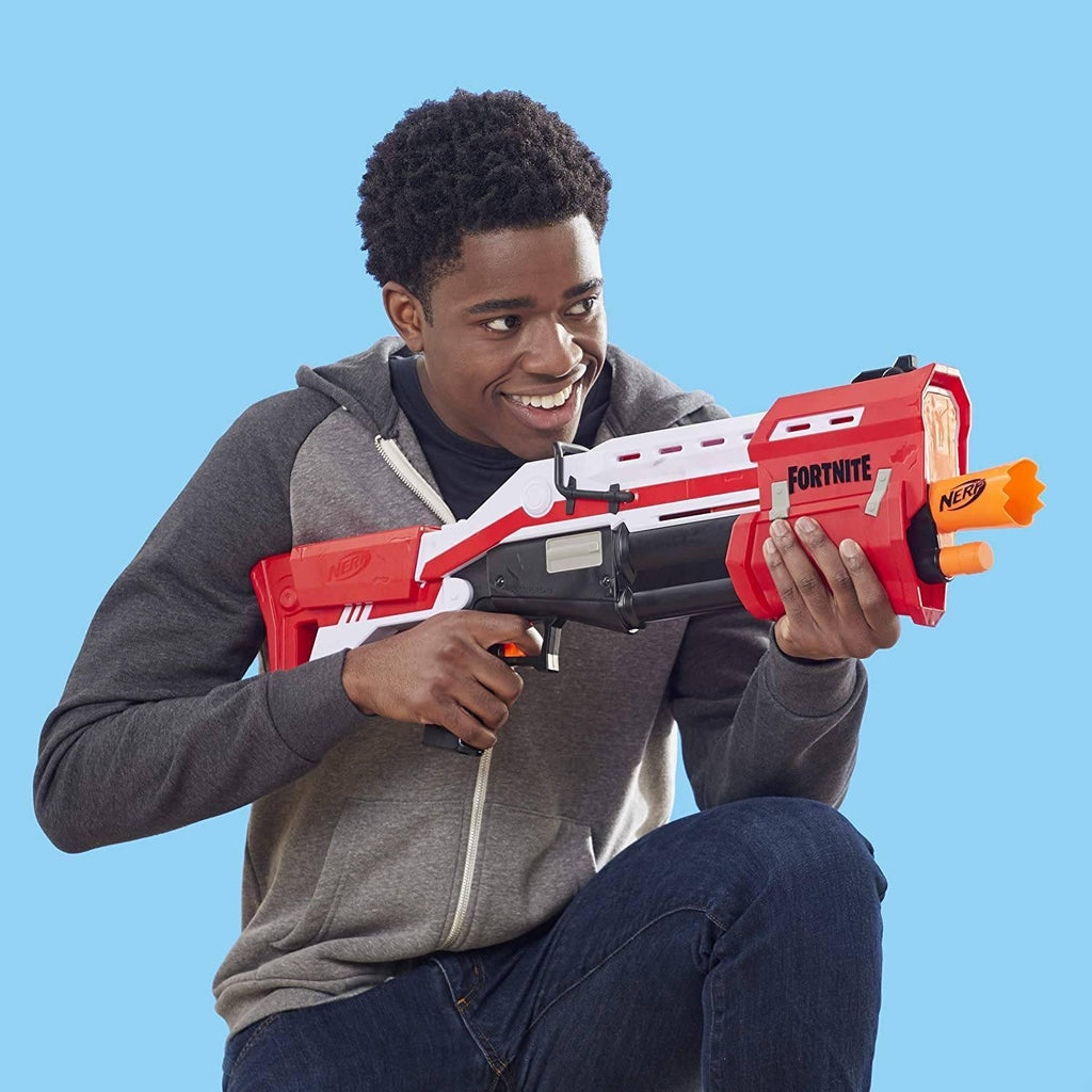 NERF Fortnite TS Pump Action Dart Blaster - TOYBOX Toy Shop