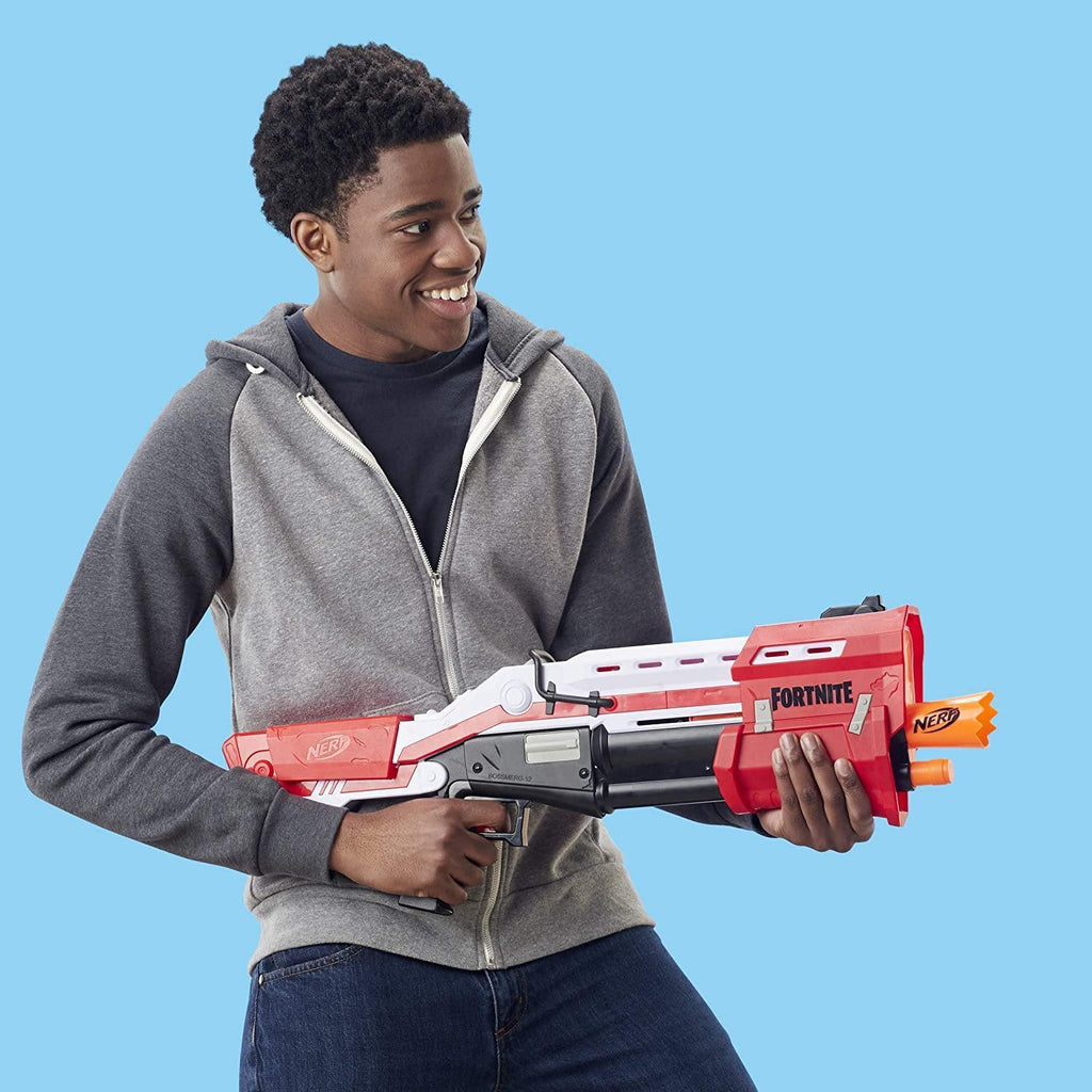 NERF Fortnite TS Pump Action Dart Blaster - TOYBOX Toy Shop