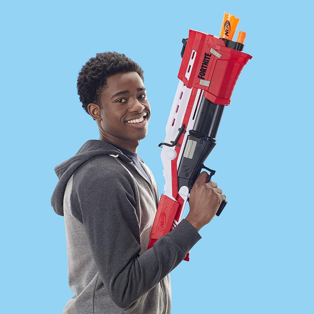 NERF Fortnite TS Pump Action Dart Blaster - TOYBOX Toy Shop