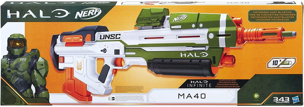 NERF Halo MA40 Motorized Dart Gun - TOYBOX Toy Shop