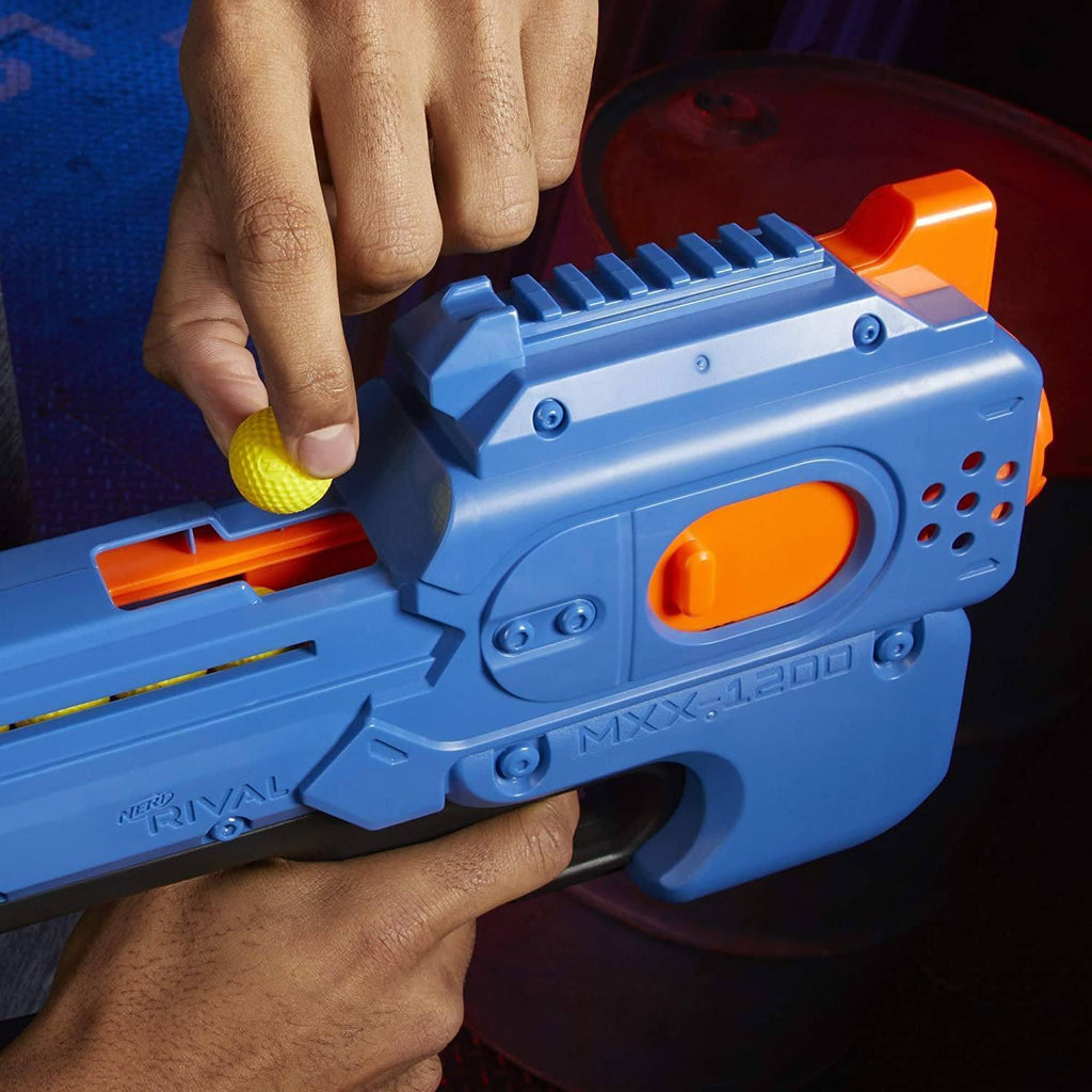 Nerf Rival Charger MXV-1200 Motorised Blaster - Team Blue - TOYBOX Toy Shop