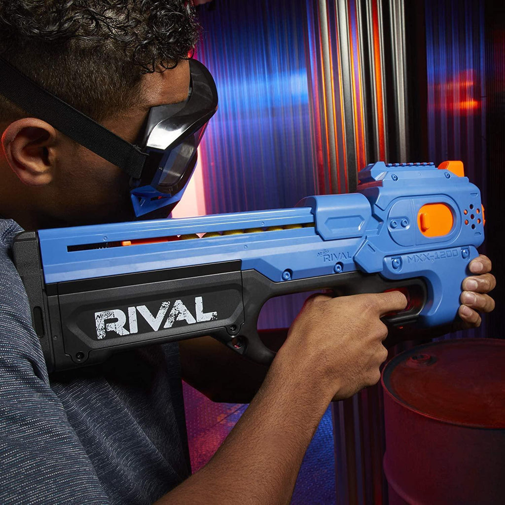 Nerf Rival Charger MXV-1200 Motorised Blaster - Team Blue - TOYBOX Toy Shop