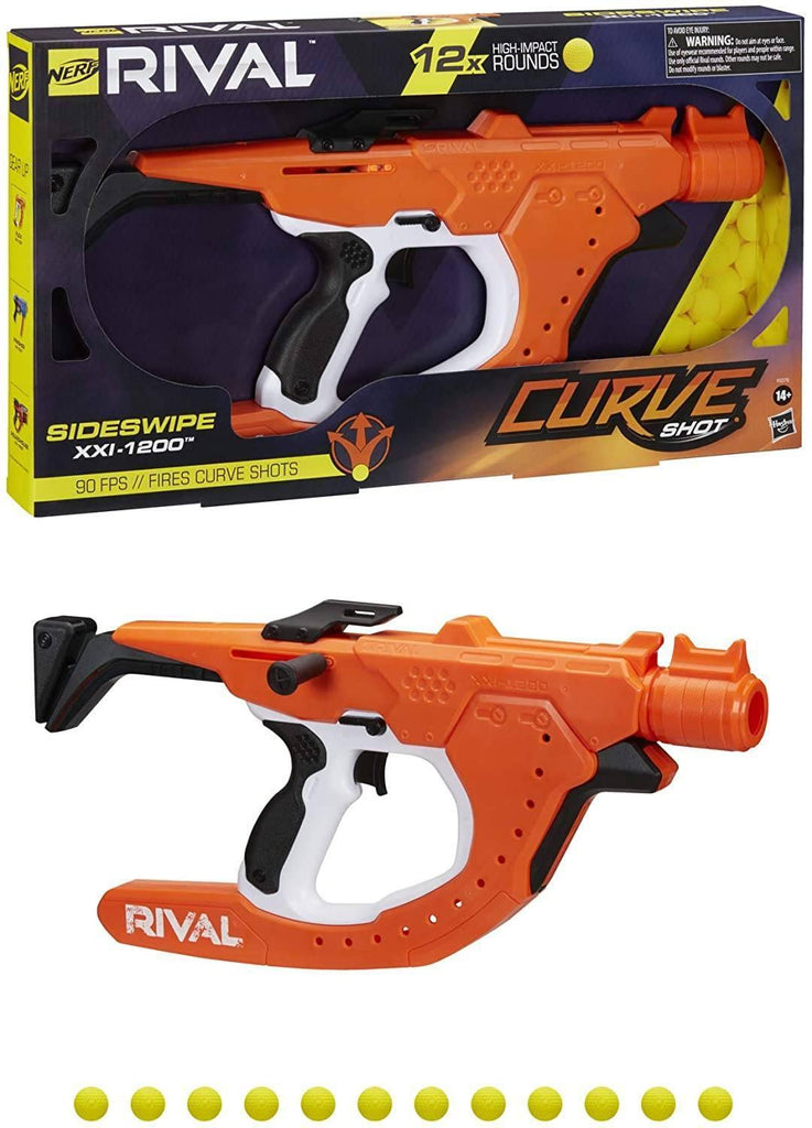 NERF Rival Curve Shot Sideswipe XXI-1200 Blaster - TOYBOX Toy Shop