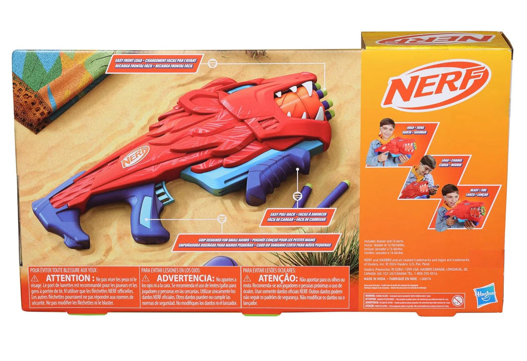 NERF Wild Lionfury Easy Play Dart Blaster - TOYBOX Toy Shop