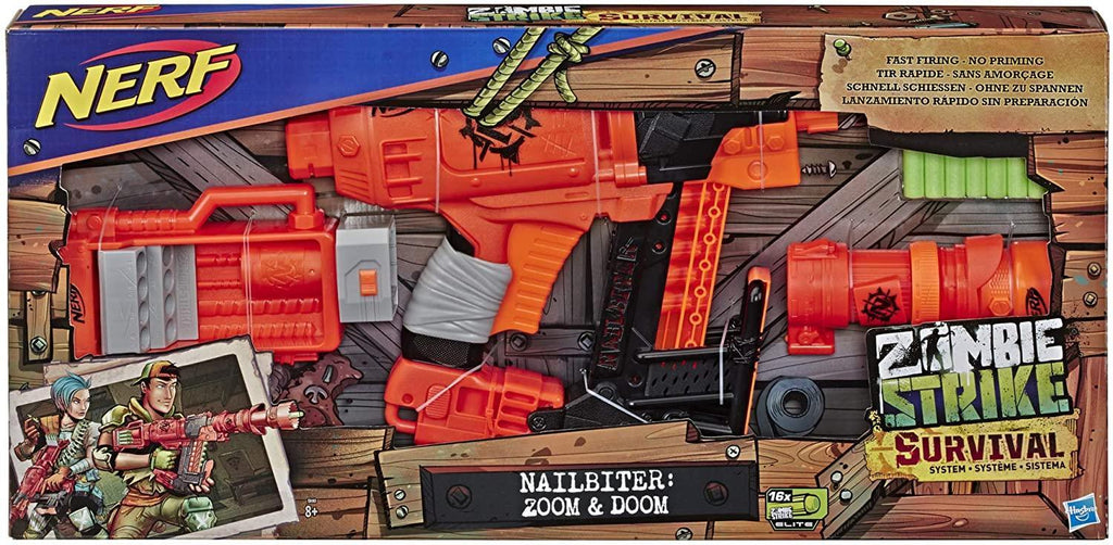 Nerf Zombie Nailbiter zoom and Doom - TOYBOX Toy Shop