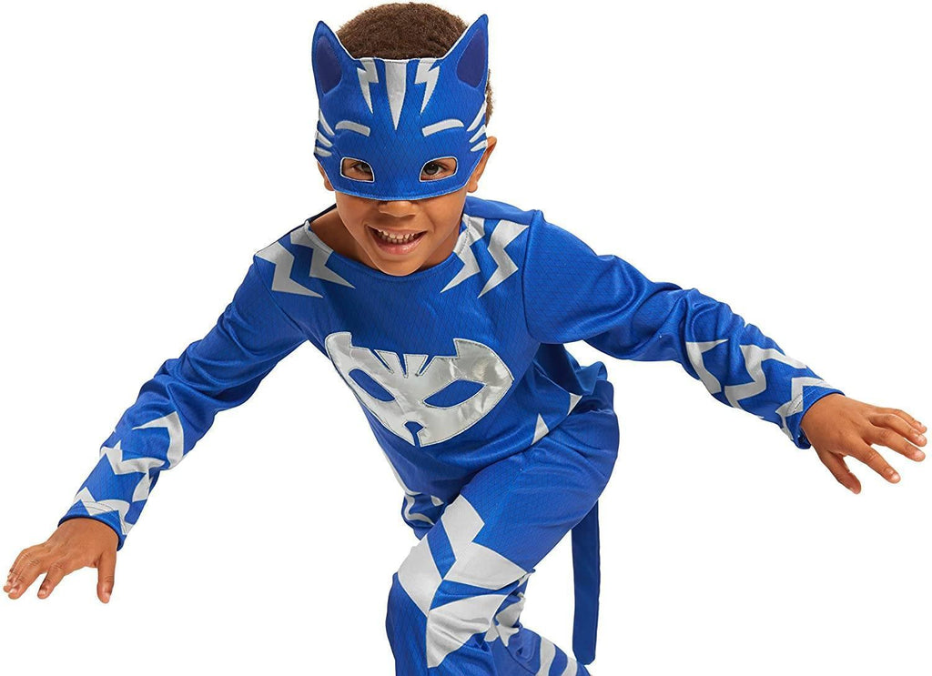 NEW! PJ Masks Turbo Blast Catboy Silver Accents Costume Set - TOYBOX Toy Shop