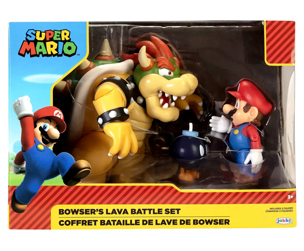 Nintendo Super Mario Bowser Lava Battle Set - TOYBOX Toy Shop