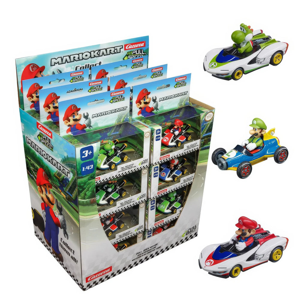 Nintendo Super Mario Kart 8 1:43 Scale Auto Pull-Back Cars- Assorted - TOYBOX Toy Shop