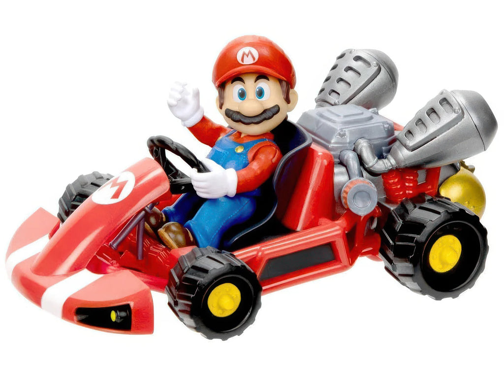 Nintendo Super Mario Movie 7 cm Figure With Kart Set - TOYBOX Toy Shop