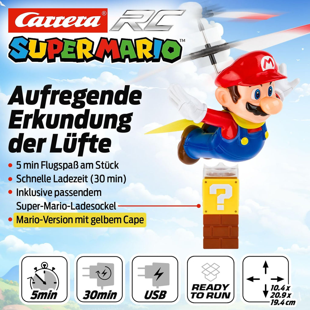 Nintendo Super Mario Remote Controlled Flying Mario - TOYBOX Toy Shop