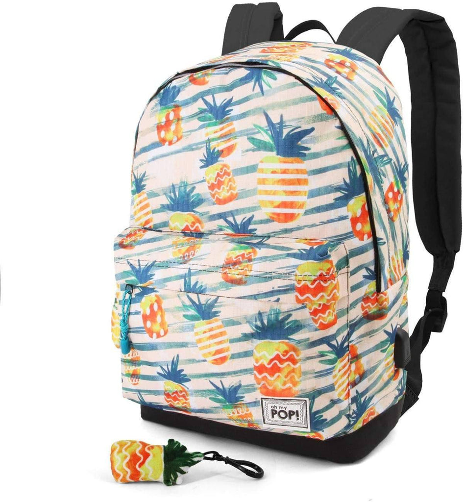 Oh My Pop Ananas-HS Backpack School Daypack, 42 cm - TOYBOX Toy Shop