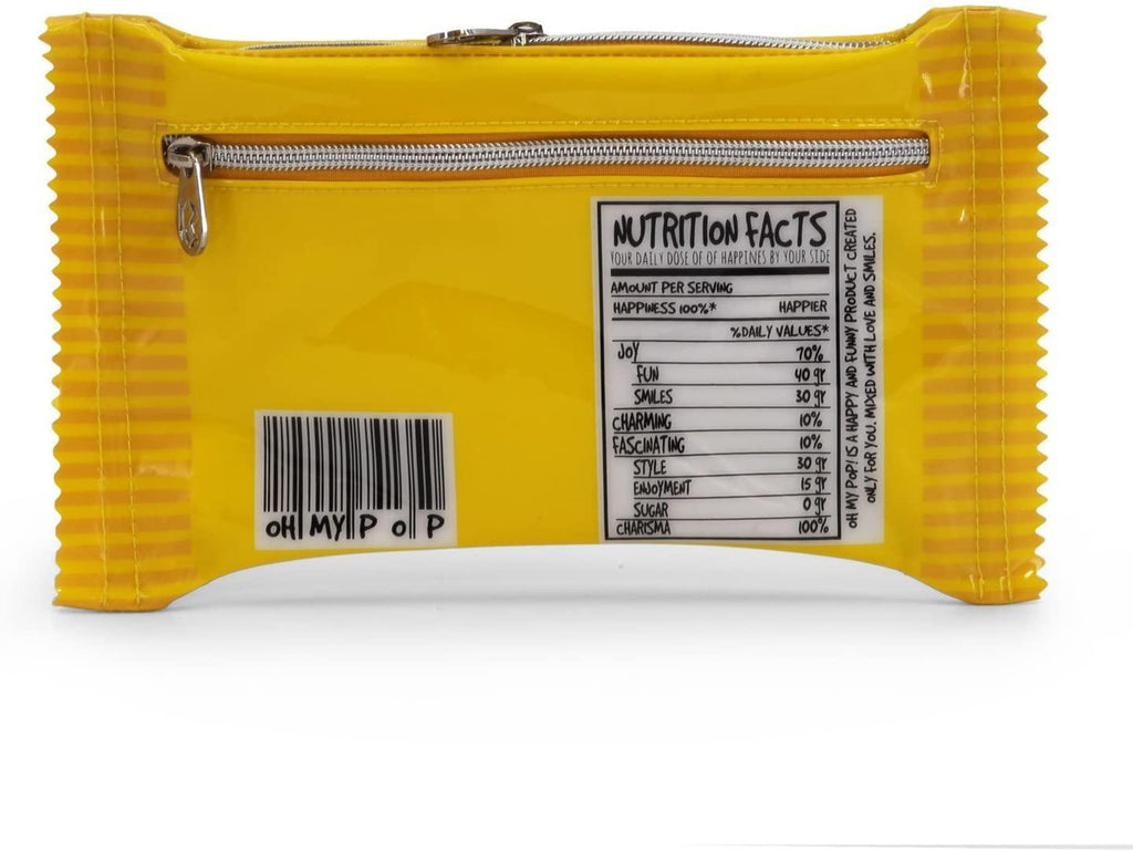 Oh My Pop Chocolate Candy Toiletry Bag 30cm - Yellow - TOYBOX Toy Shop
