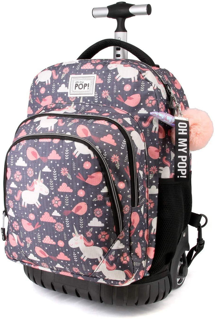 Oh My Pop! Fantasy-GTS School Trolley-Rucksack Backpack, 47 cm - TOYBOX Toy Shop