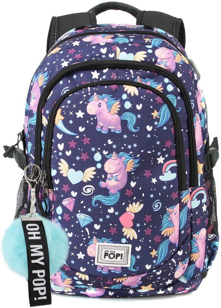 Oh My Pop! Magic-Running HS Backpack School Daypack, 44 cm - TOYBOX Toy Shop