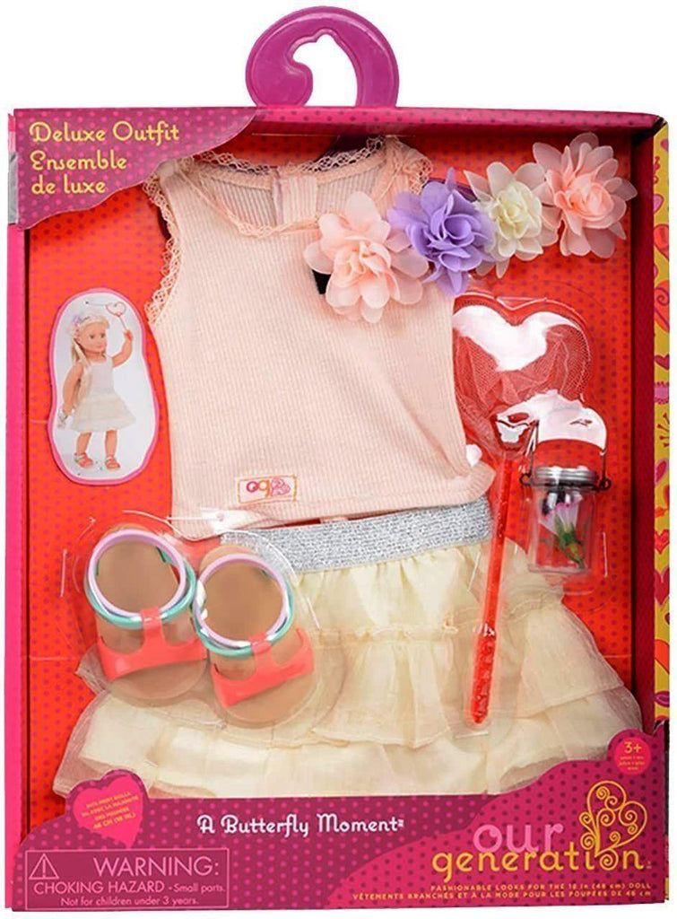 Our Generation A Butterfly Moment Deluxe Outfit BD30198Z - TOYBOX Toy Shop