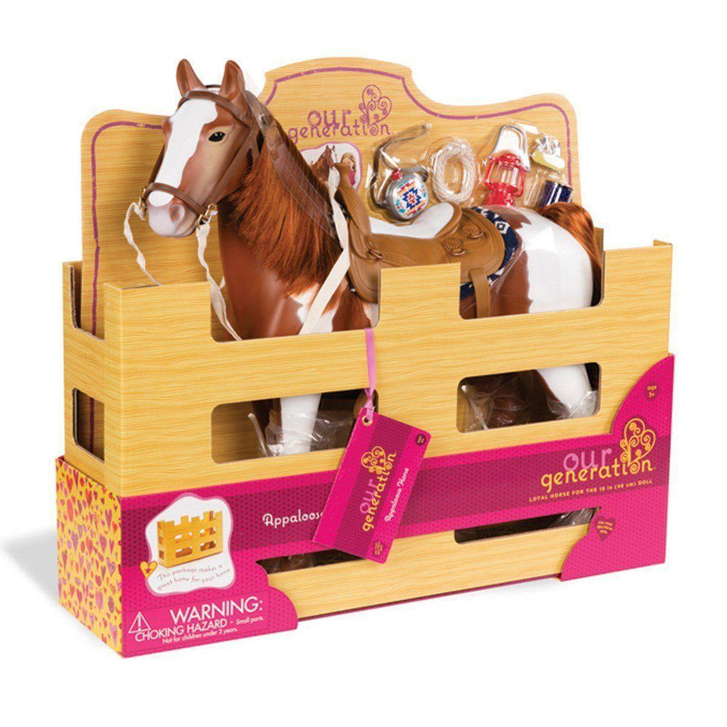 Our Generation BD38017 Pinto Toy Horse - TOYBOX Toy Shop