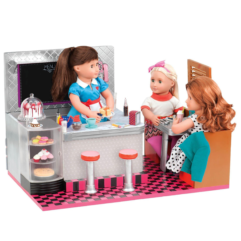 Our Generation BD67013Z Bite to Eat Retro Diner - TOYBOX Toy Shop