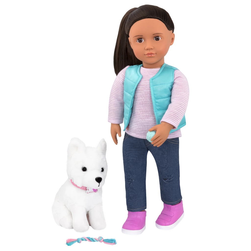 Our Generation Cassie Deluxe 46 cm Doll & Pet Set - TOYBOX Toy Shop