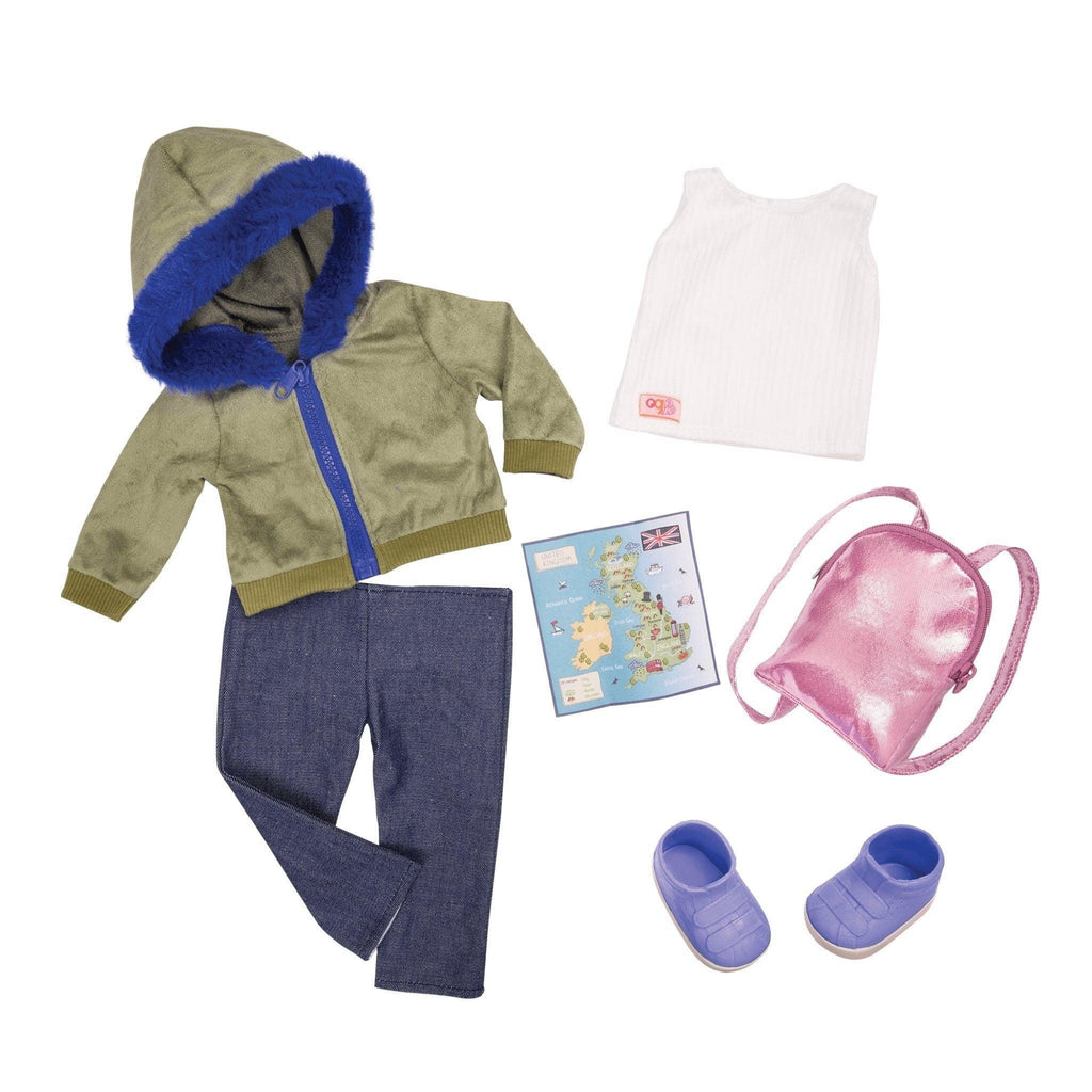Our Generation Deluxe Outfit BD30403Z For Travelling and Hiking - TOYBOX Toy Shop