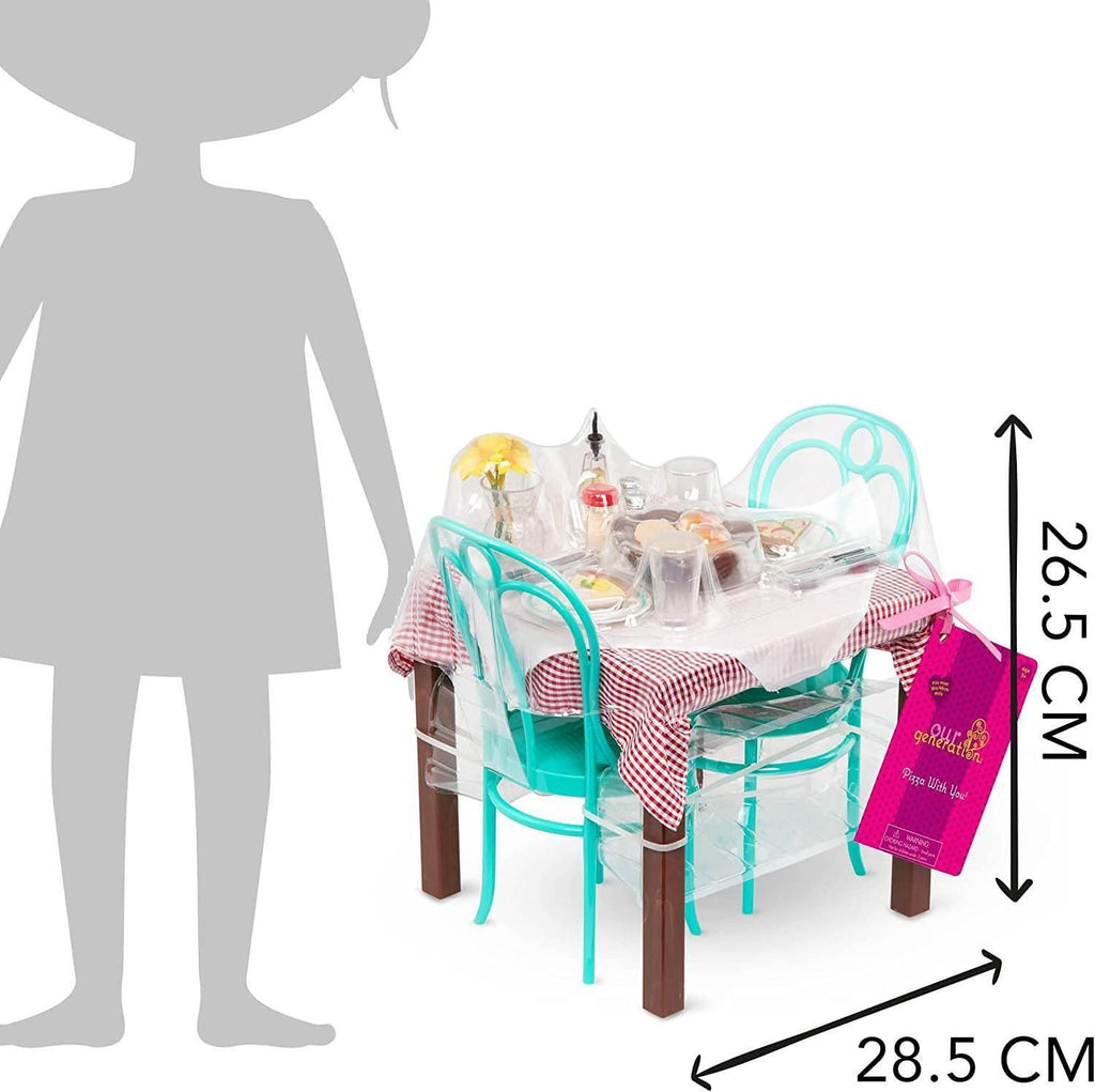 Our Generation Dining Table & Chairs Furniture Set - TOYBOX Toy Shop