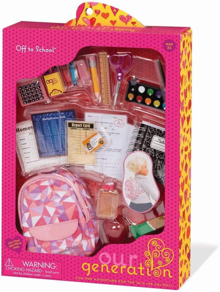 Our Generation Doll Accessories - School Supplies - TOYBOX Toy Shop