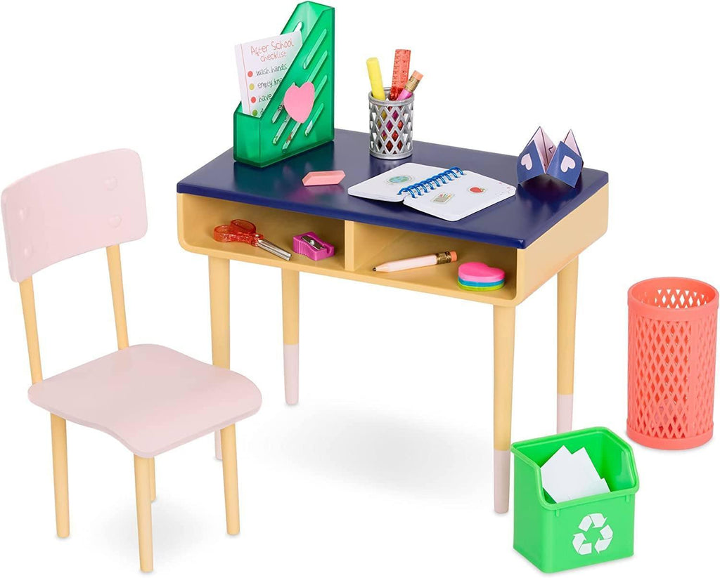 Our Generation Doll School Desk - TOYBOX Toy Shop