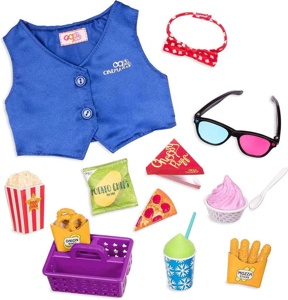Our Generation Dolls Outfit - Cinema Snacks - TOYBOX Toy Shop