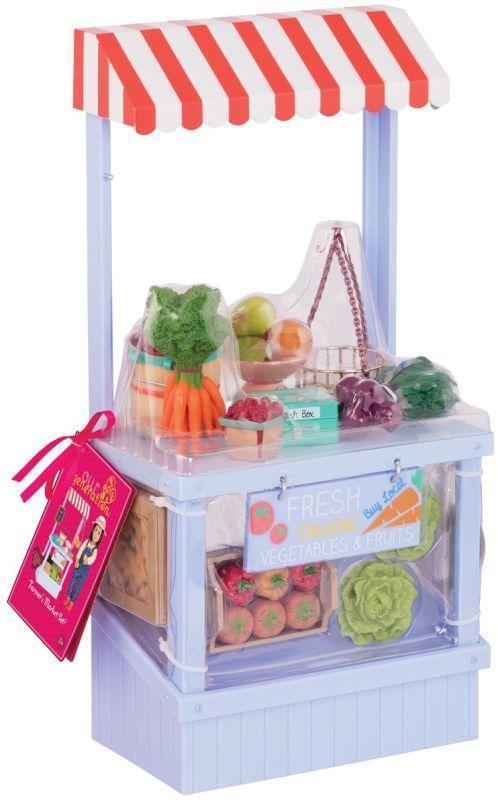 Our Generation Market Stand Grocery Shopping Set - TOYBOX Toy Shop