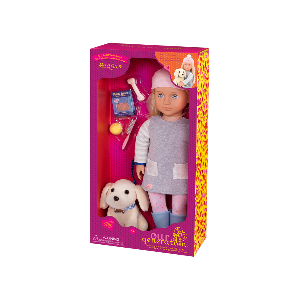 Our Generation Megan 46 cm Doll & Pet Set - TOYBOX Toy Shop