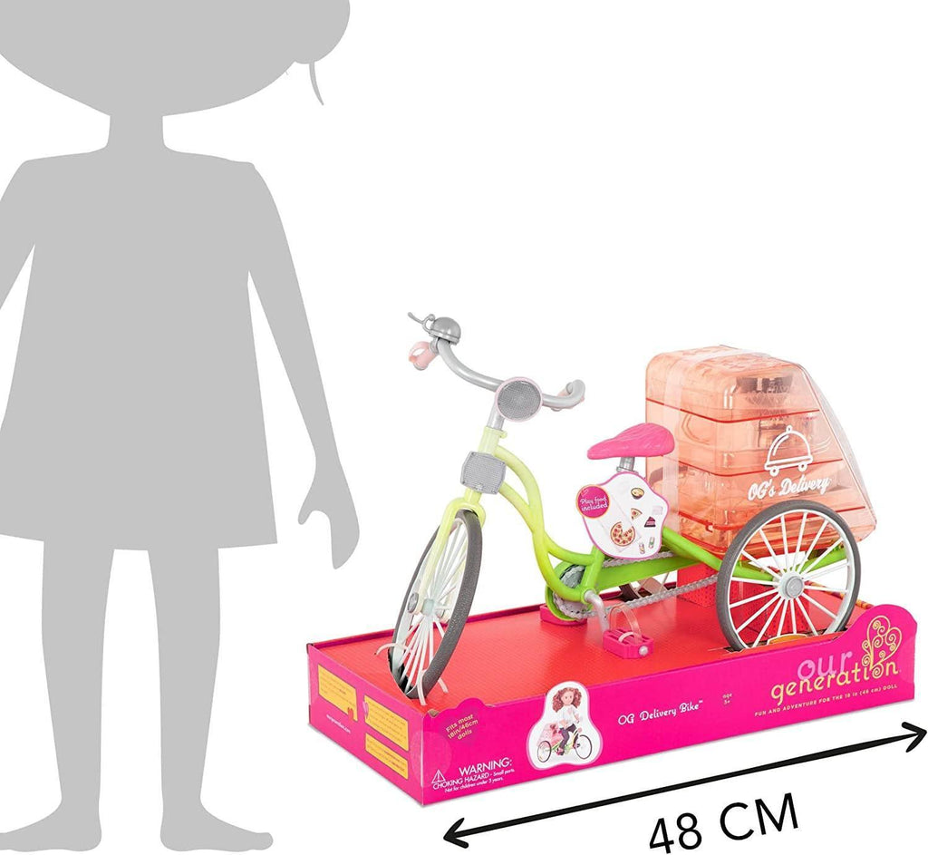 Our Generation OG Delivery Bike Playset - TOYBOX Toy Shop