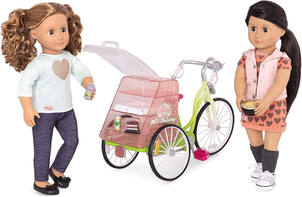 Our Generation OG Delivery Bike Playset - TOYBOX Toy Shop