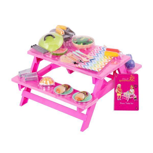 Our Generation Picnic Table Set - TOYBOX Toy Shop