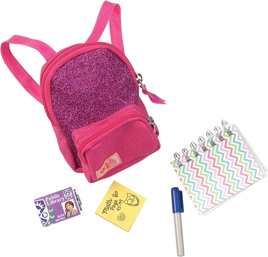Our Generation Small Accessories - School Bag - TOYBOX Toy Shop