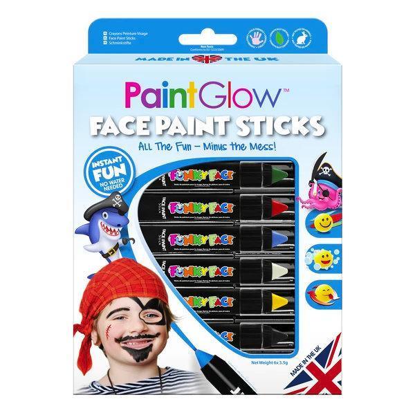 Paint Glow Face Paint Sticks Adventure Boxset - TOYBOX Toy Shop