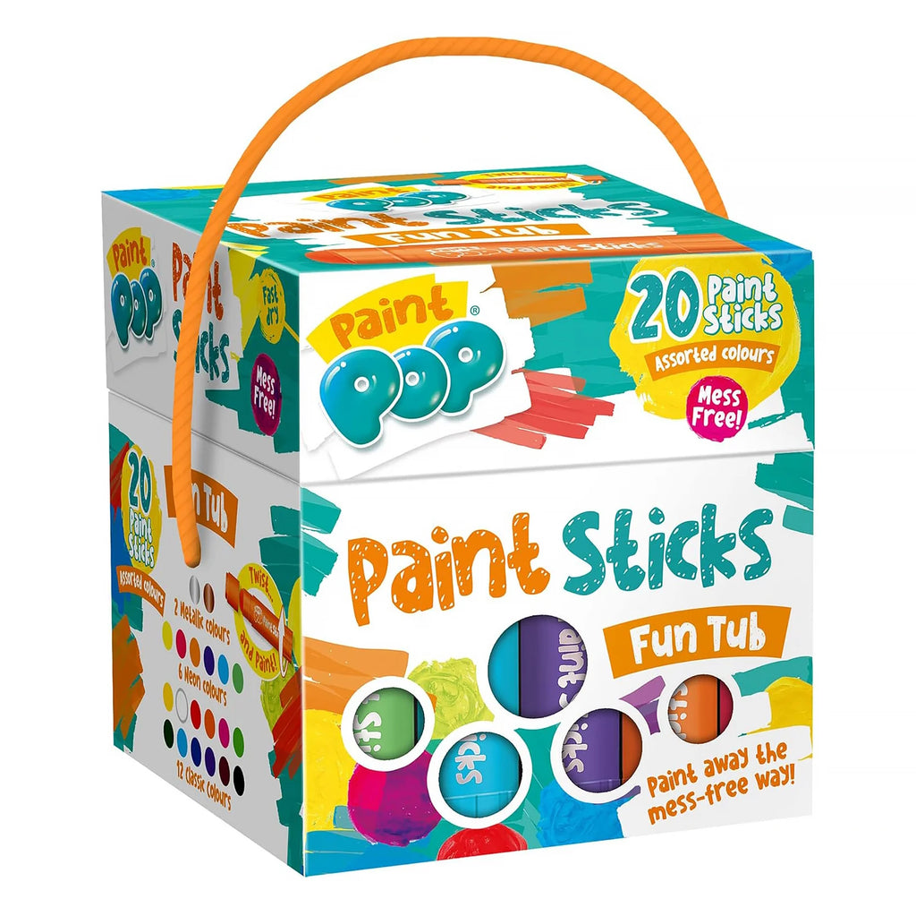 Paint Pop Paint Sticks For Kids - 20 Pack Tubb - TOYBOX Toy Shop