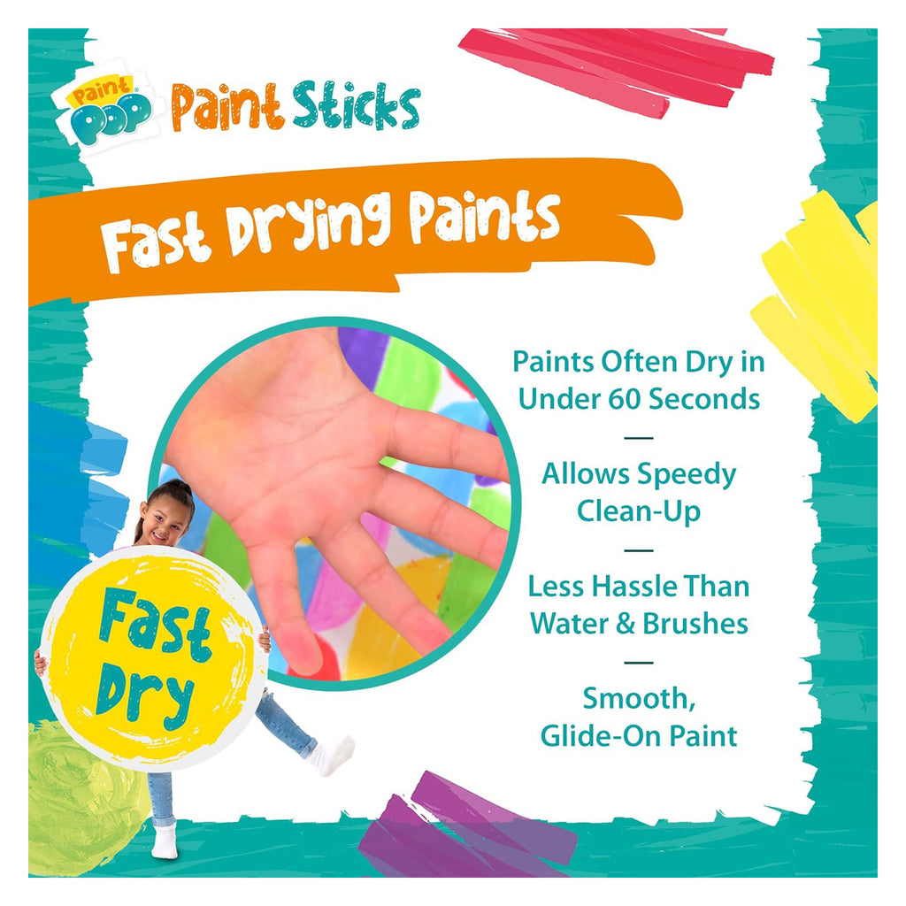 Paint Pop Paint Sticks For Kids - 24 Pack - TOYBOX Toy Shop