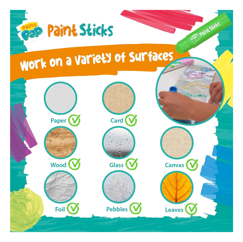 Paint Pop Paint Sticks For Kids - 24 Pack - TOYBOX Toy Shop