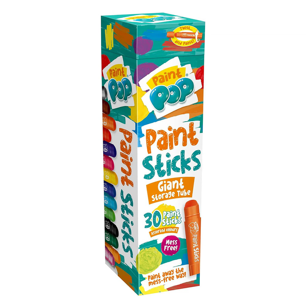 Paint Pop Paint Sticks For Kids - 30 Pack Giant Tube - TOYBOX Toy Shop