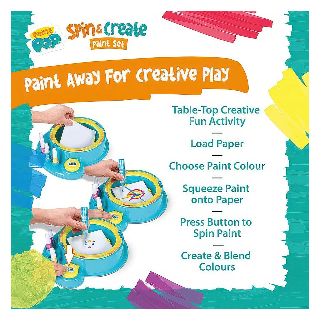 Paint Pop Spin & Create Paint Set - TOYBOX Toy Shop