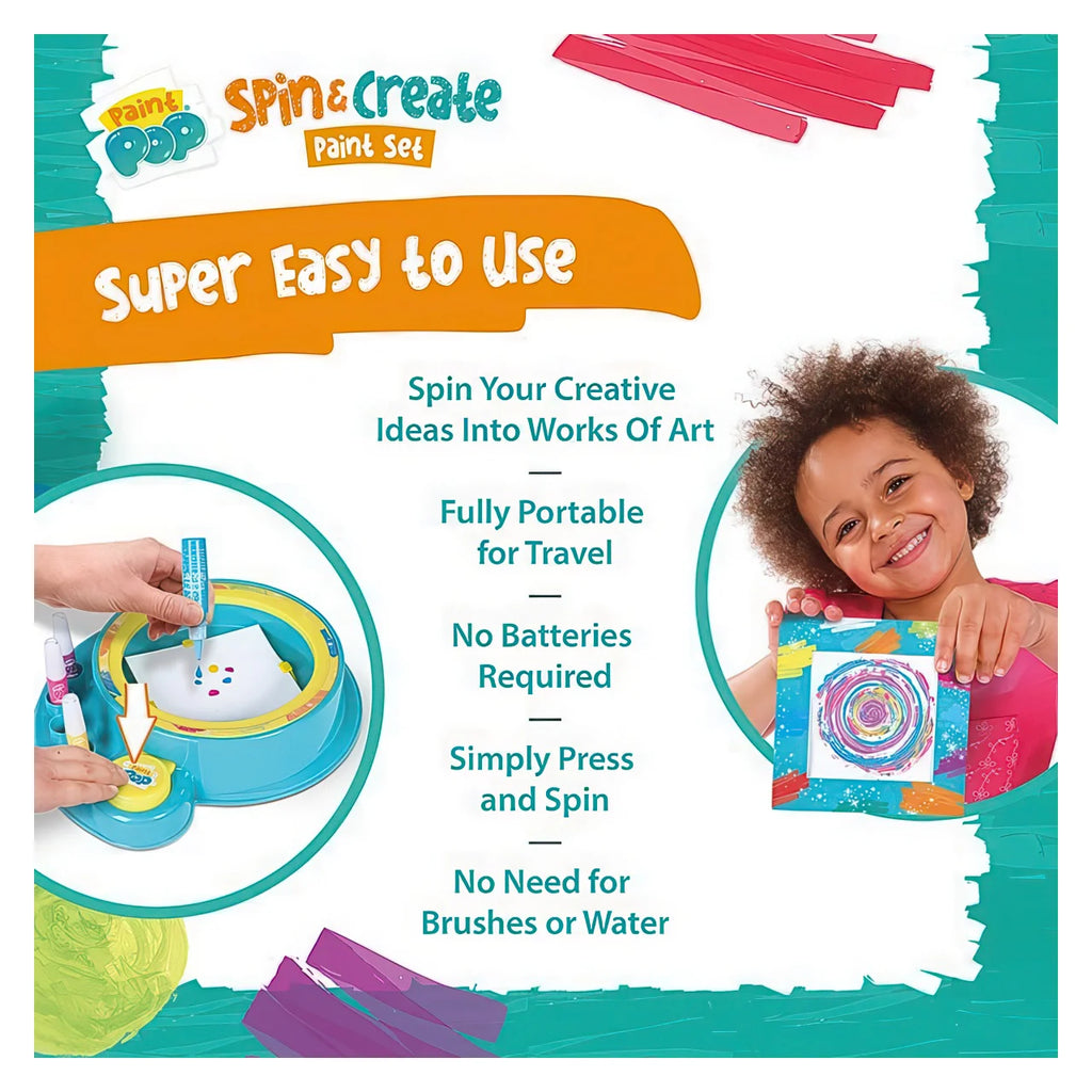 Paint Pop Spin & Create Paint Set - TOYBOX Toy Shop