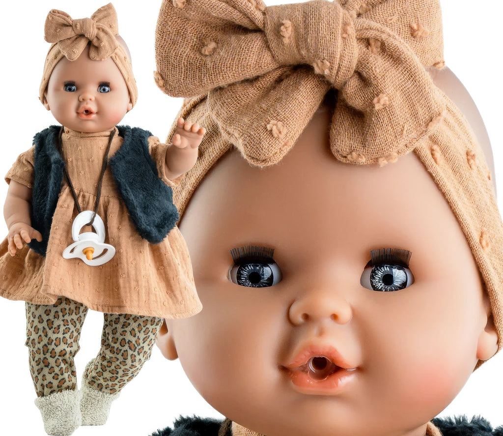 Paola Reina Doll 32cm Sonia with Caramel Dress - TOYBOX Toy Shop