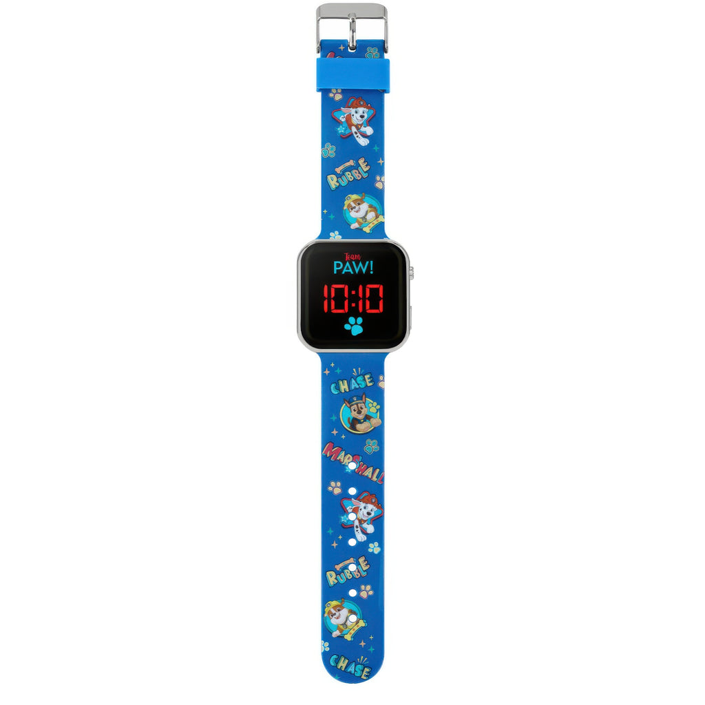 PAW Patrol Blue Silicone Strap Digital LED Watch - TOYBOX Toy Shop